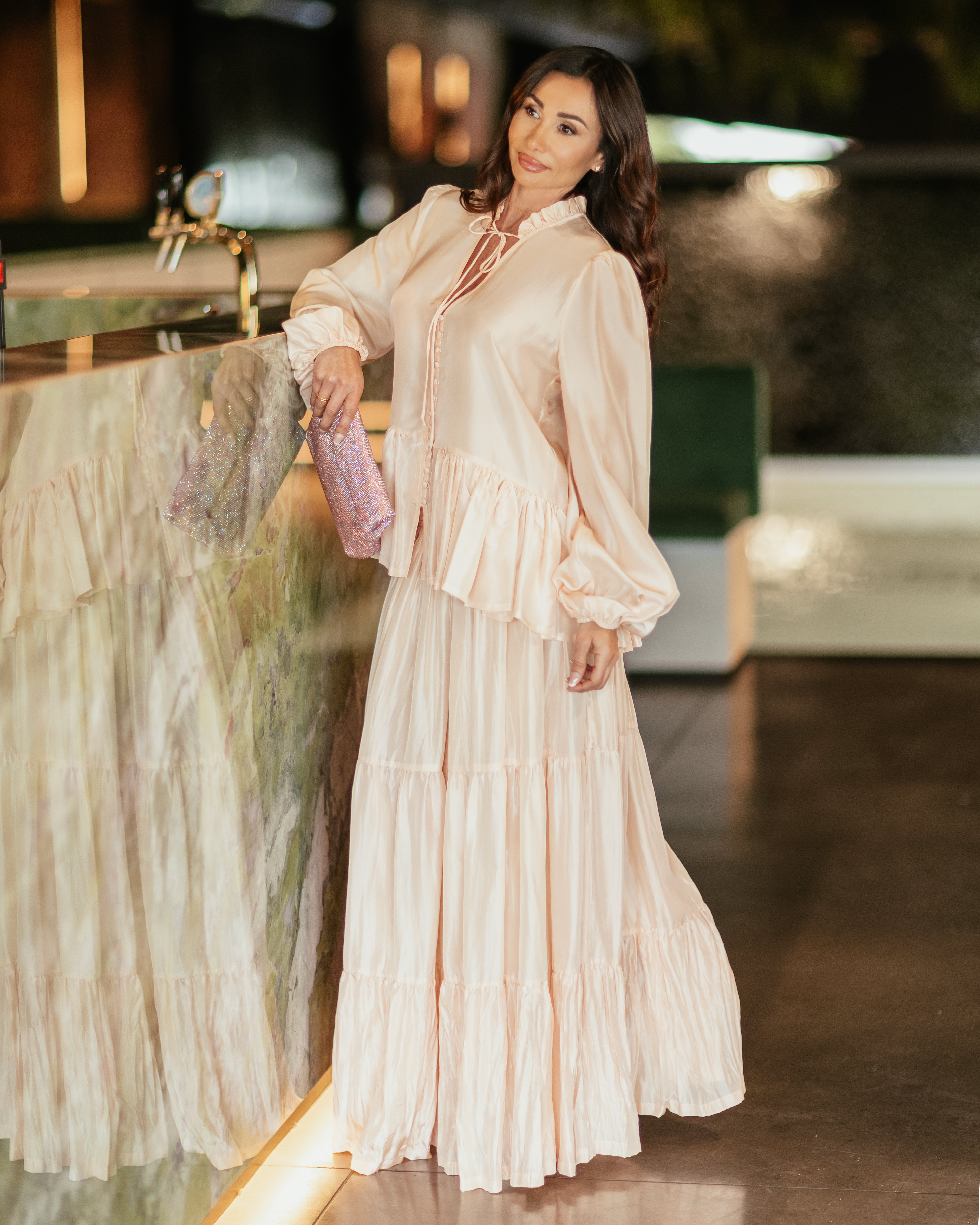 CHEMISETTE MINA SOFT ROSE
