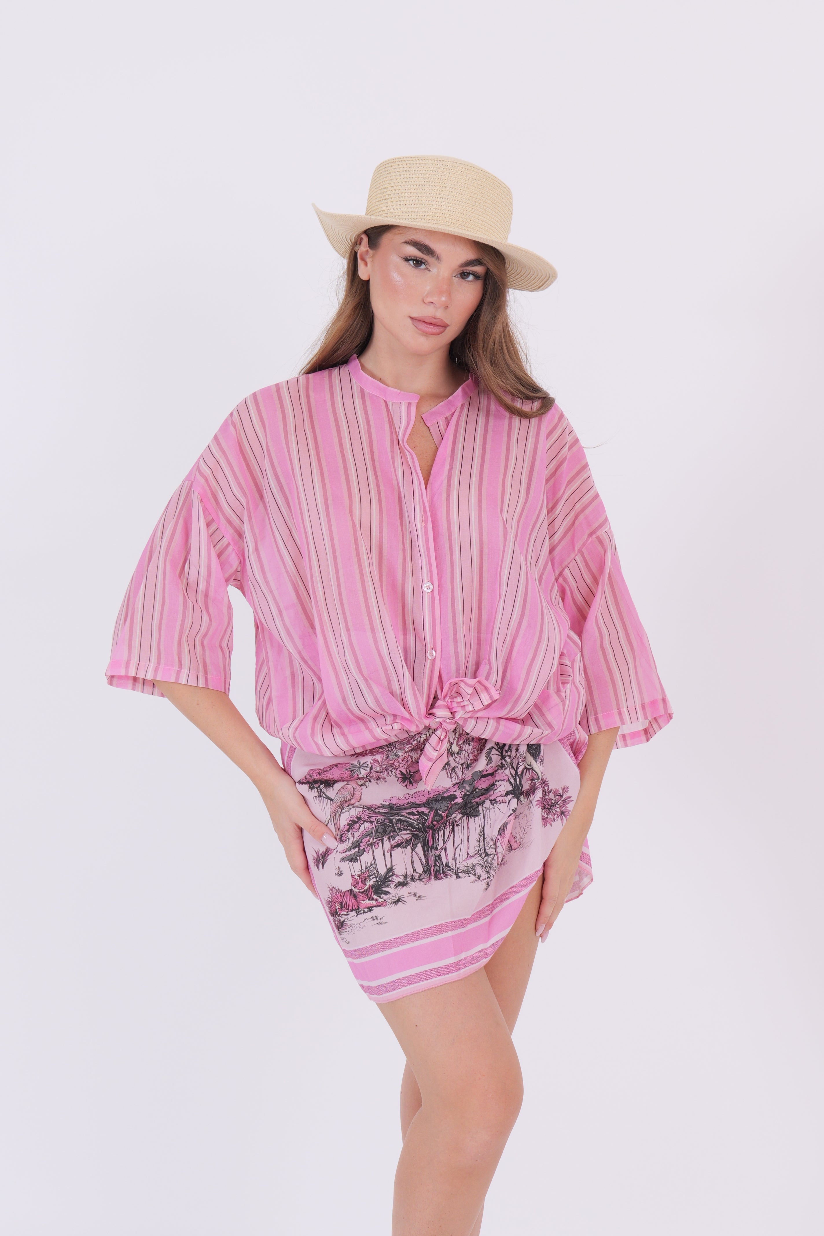 CAMICIA ECO RIGA ROSA