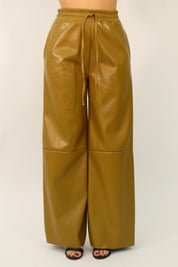 PANTALONE LEATHER COULISSE