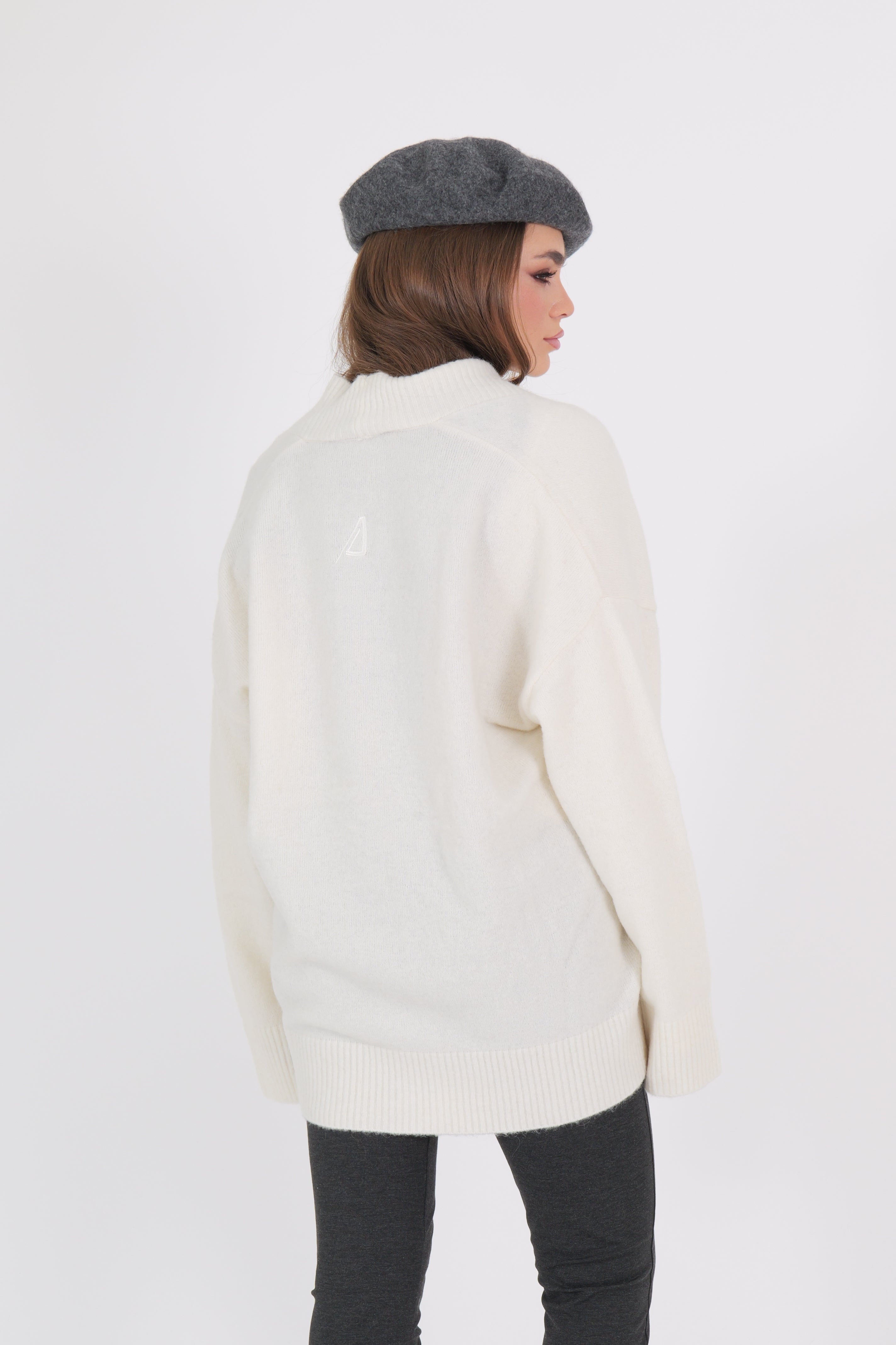 CARDIGAN OFF WHITE AKEP