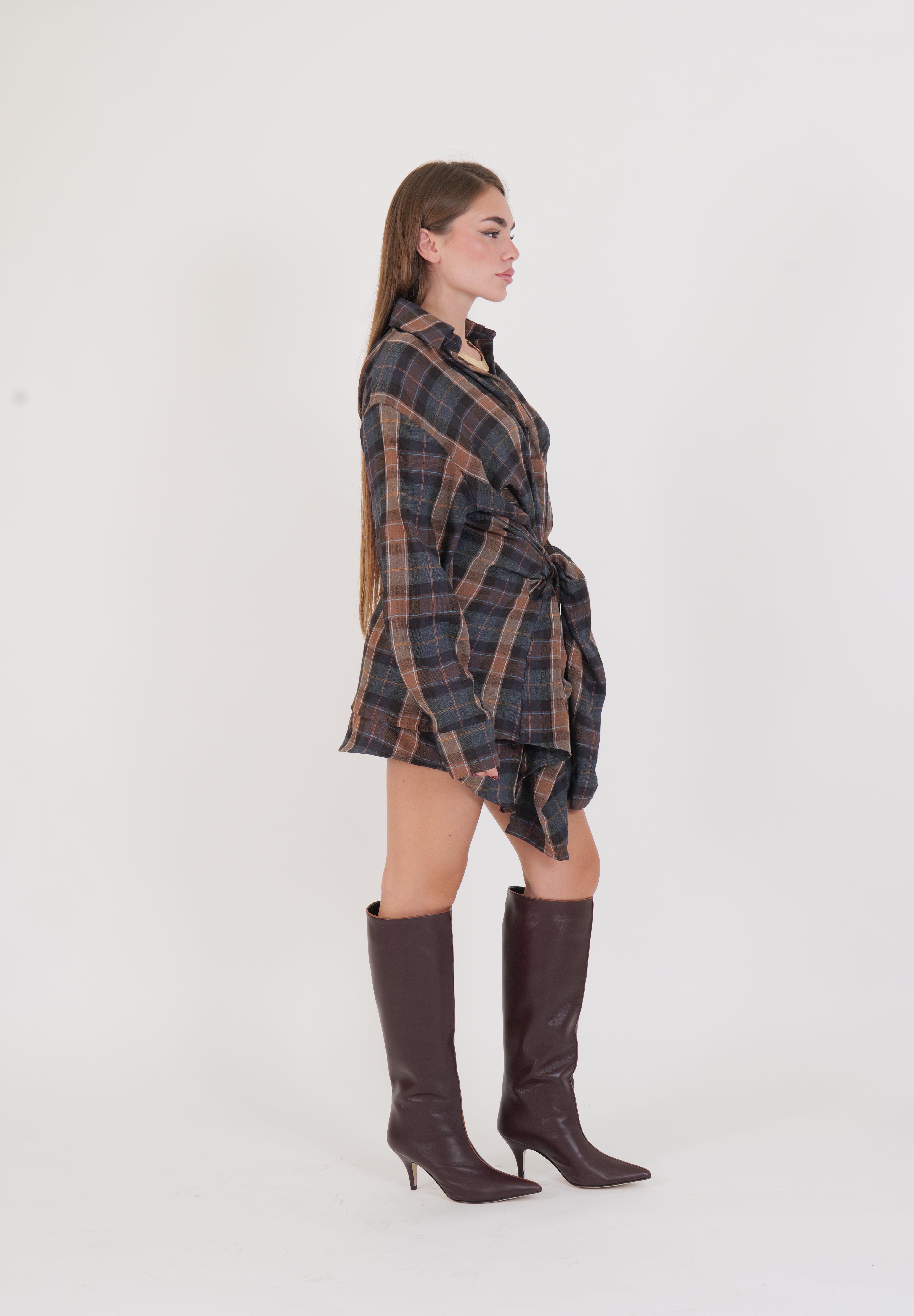 ABITO TARTAN MORO/BLU