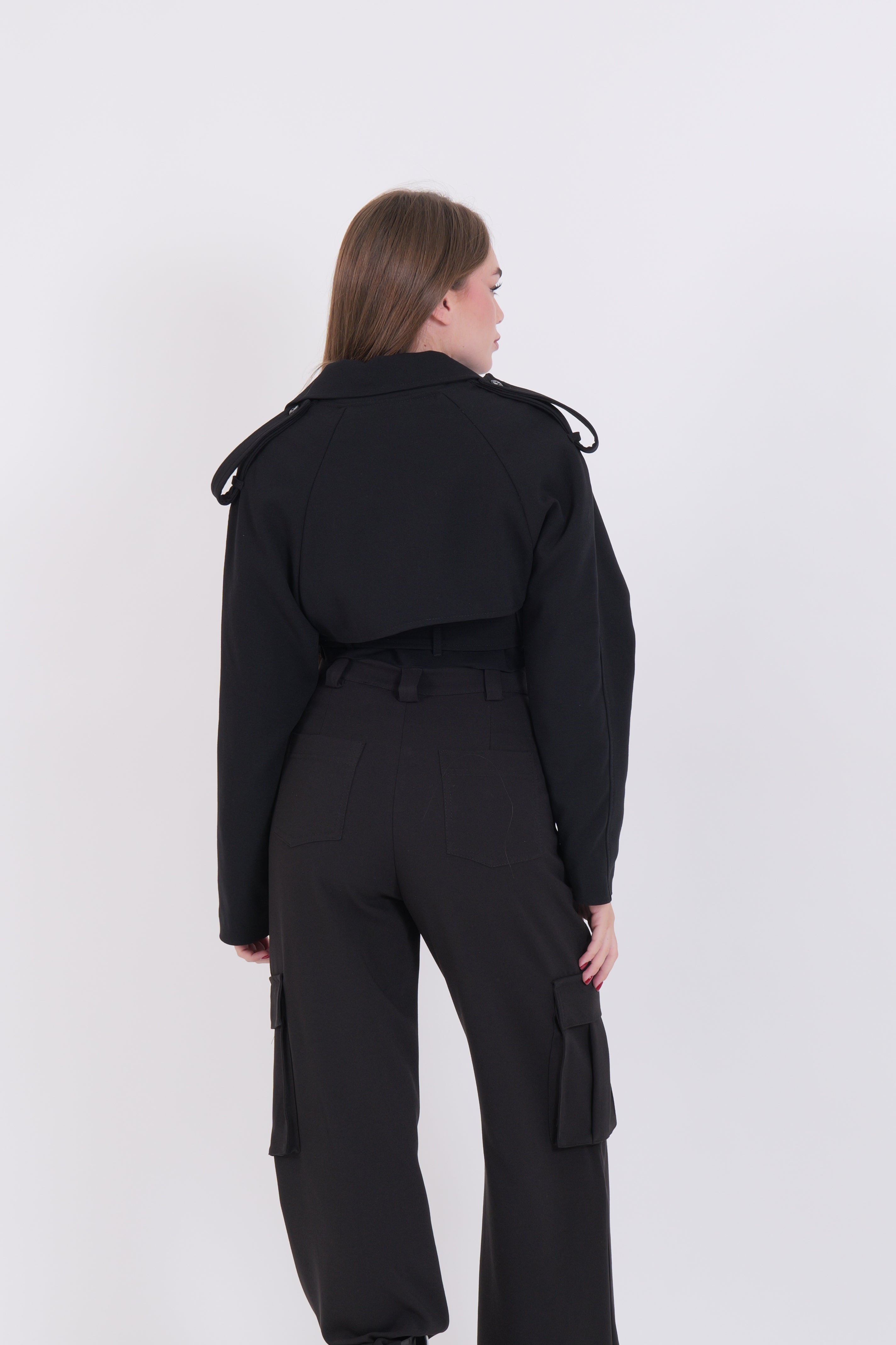 TRENCH CROP NERO