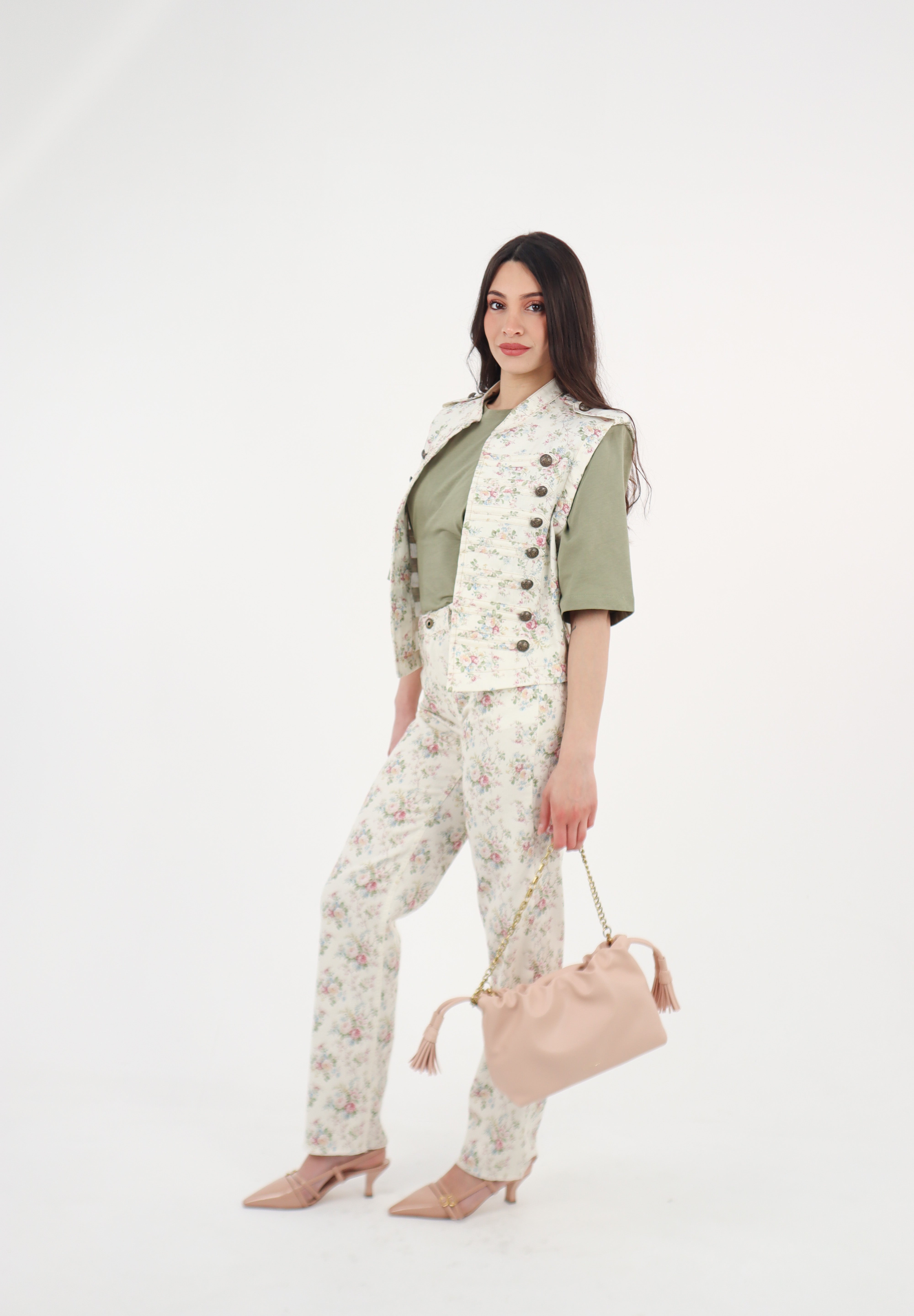 GILET MARGOT FLOREAL