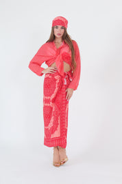 CAMICIA MUSSOLA LINES FUCSIA