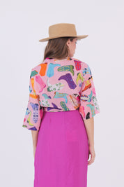 CAMICIA ECO ROSA