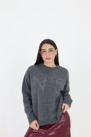 PULL N•5 CON PAILLETTES