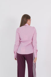 SLIM SHIRT AVA PINK WINE