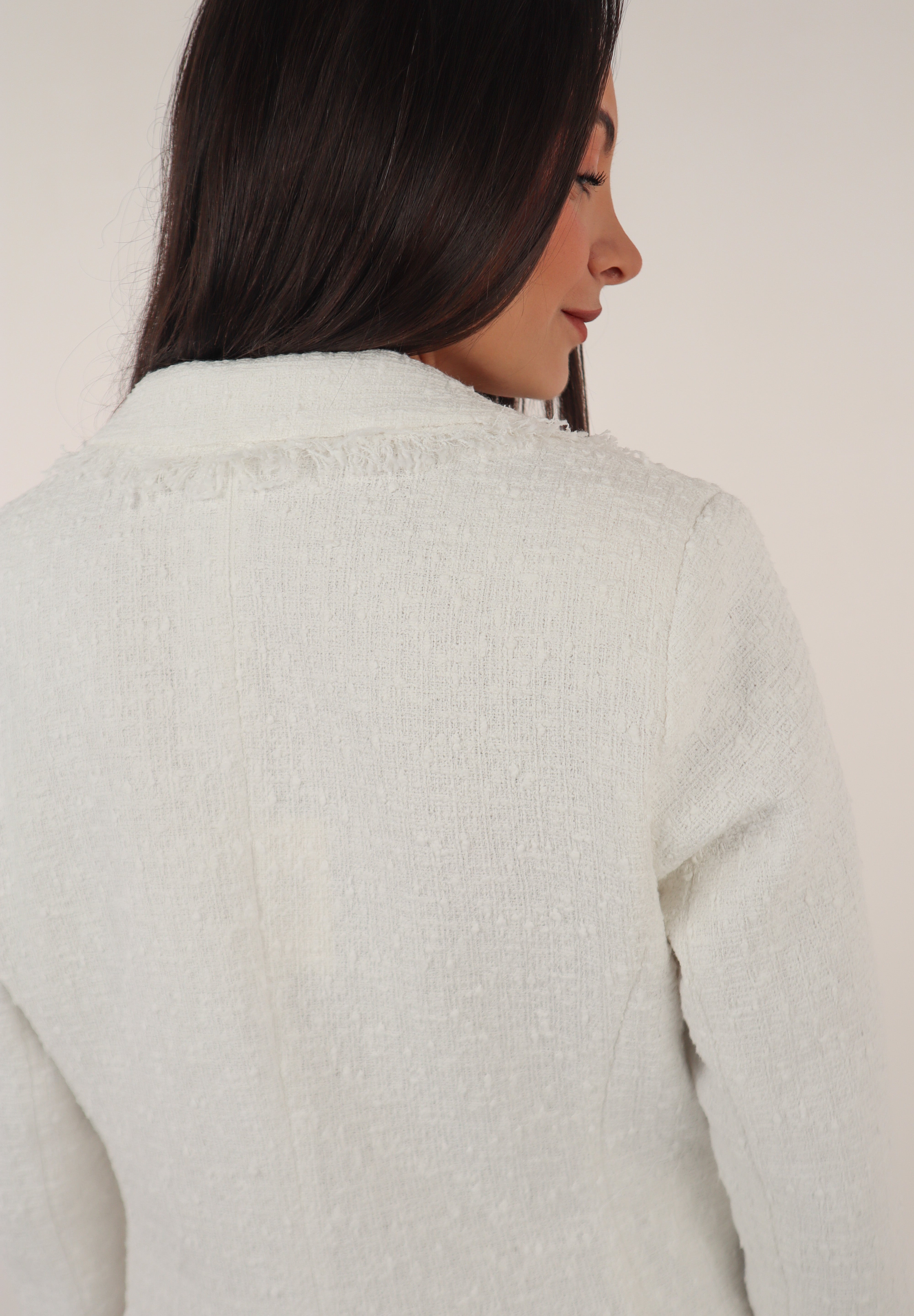 GIACCA BOUCLE BIANCO