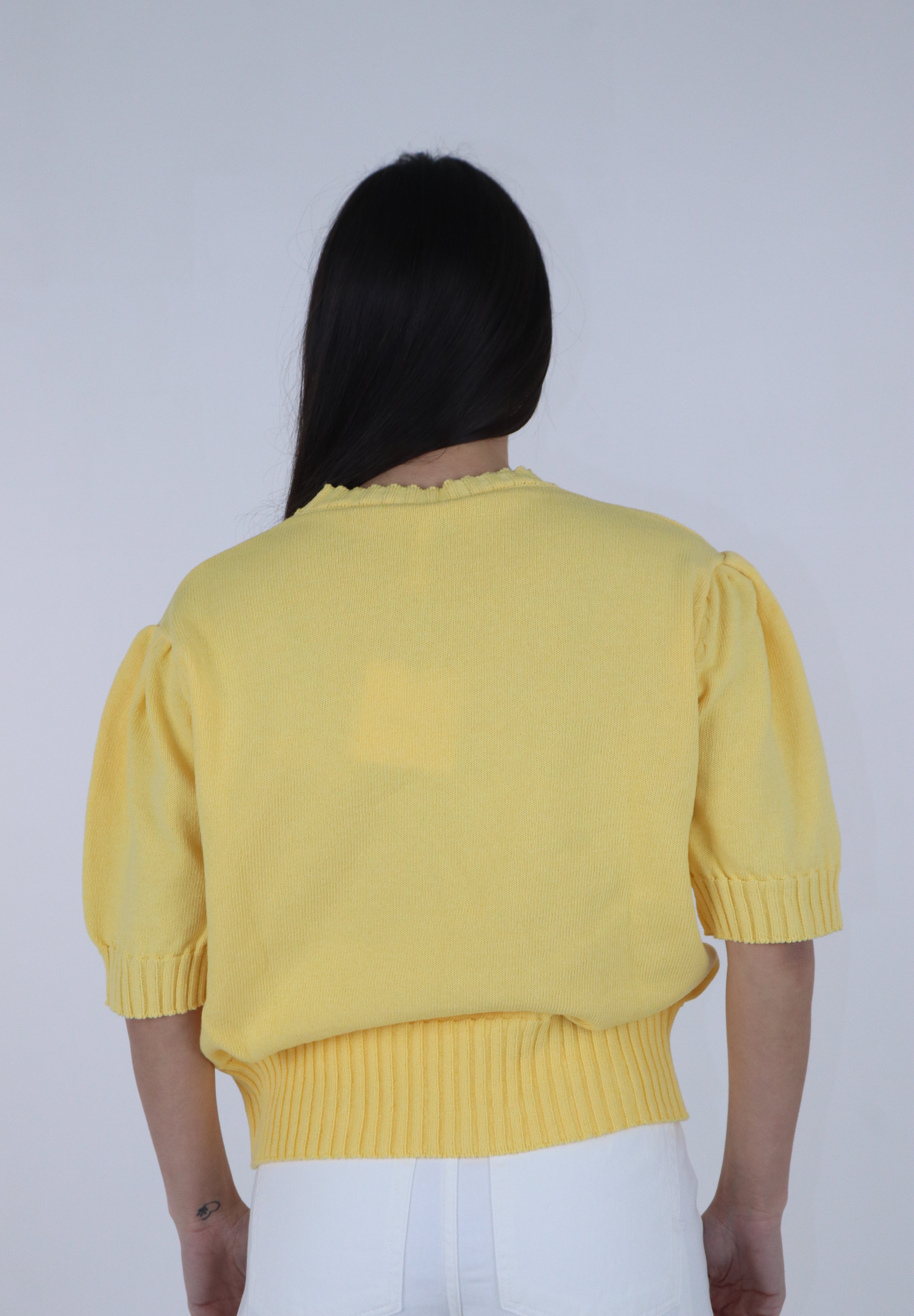 MAGLIA MEZZA MANICA SBUFFO YELLOW