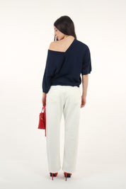 MAGLIA SCOLLO V BLU