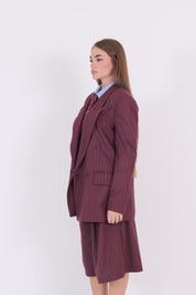 BLAZER BORDEAUX GESSATO