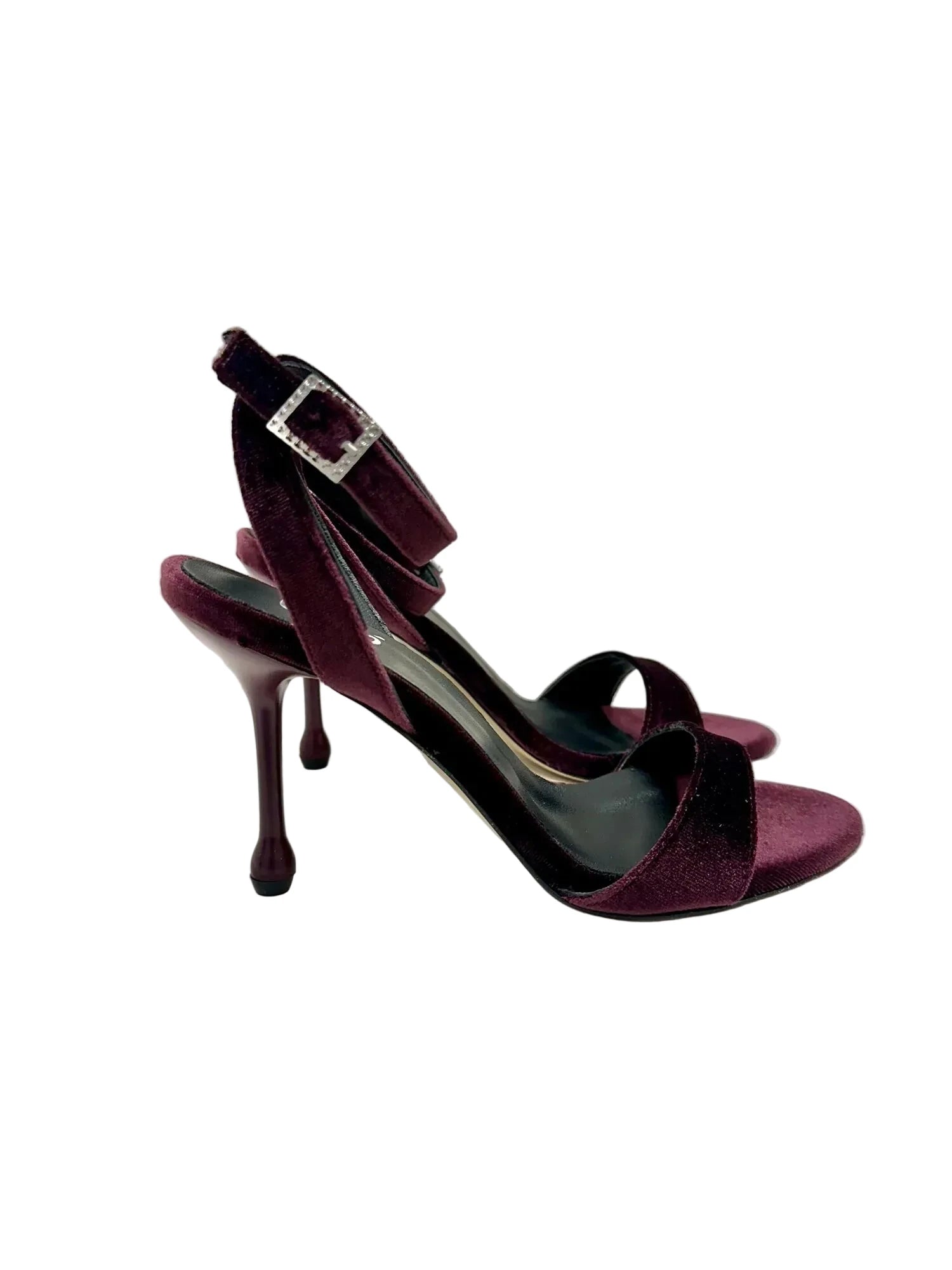SANDALO VELLUTO BORDEAUX