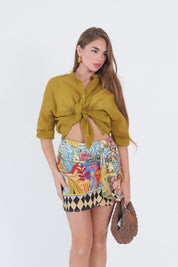CAMICIA MUSSOLA OLIO