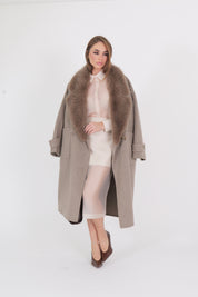 CAPPOTTO LUNGO LONDON SABBIA
