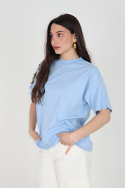 T-SHIRT BASIC CELESTE