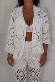 CARDIGAN MACRAMÈ