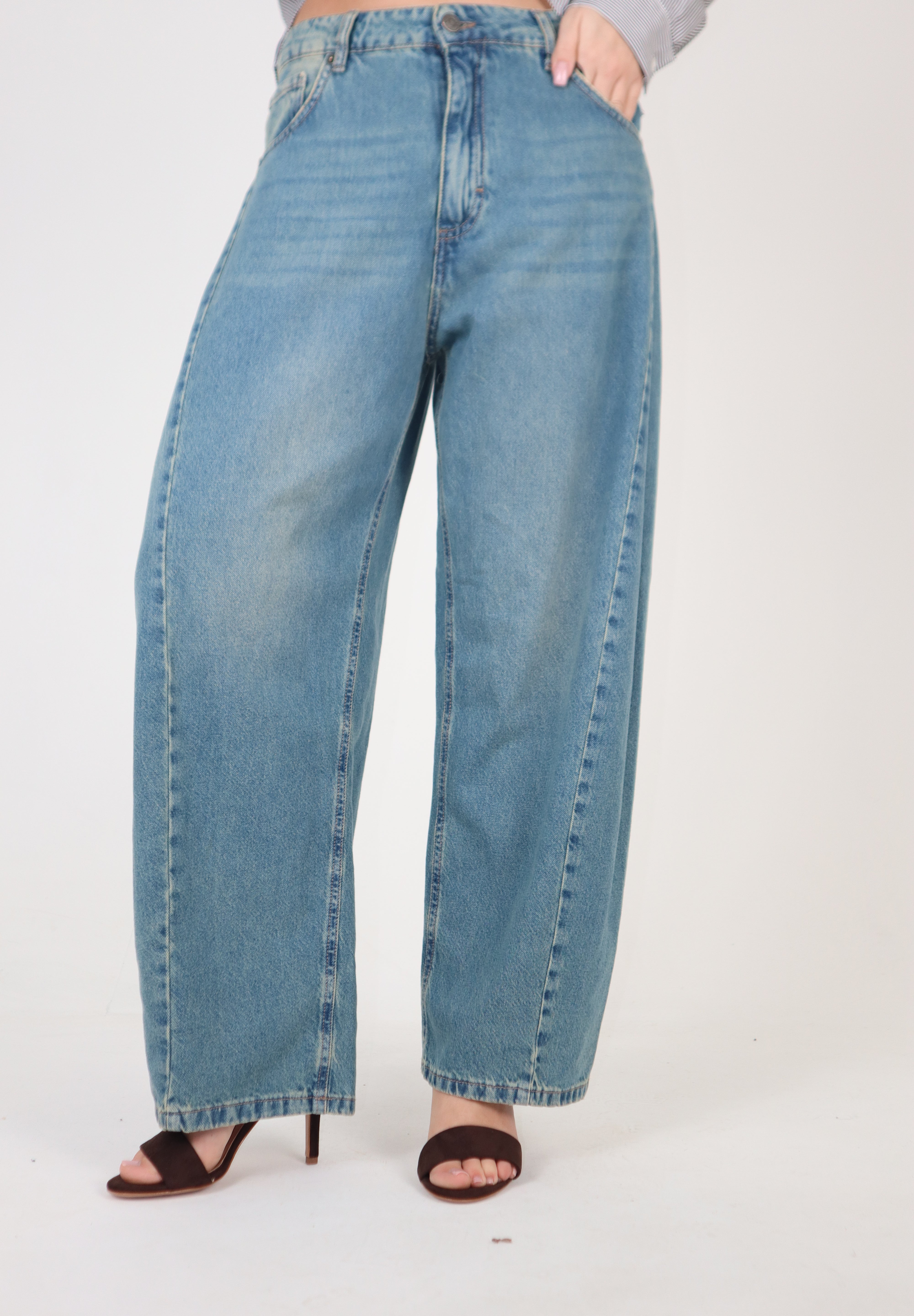 DENIM BARRELL BLU