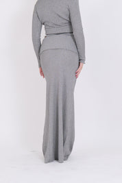 SISSI LONG SKIRT AKEP ARGENTO