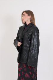 GIACCA ECOPELLE BLACK