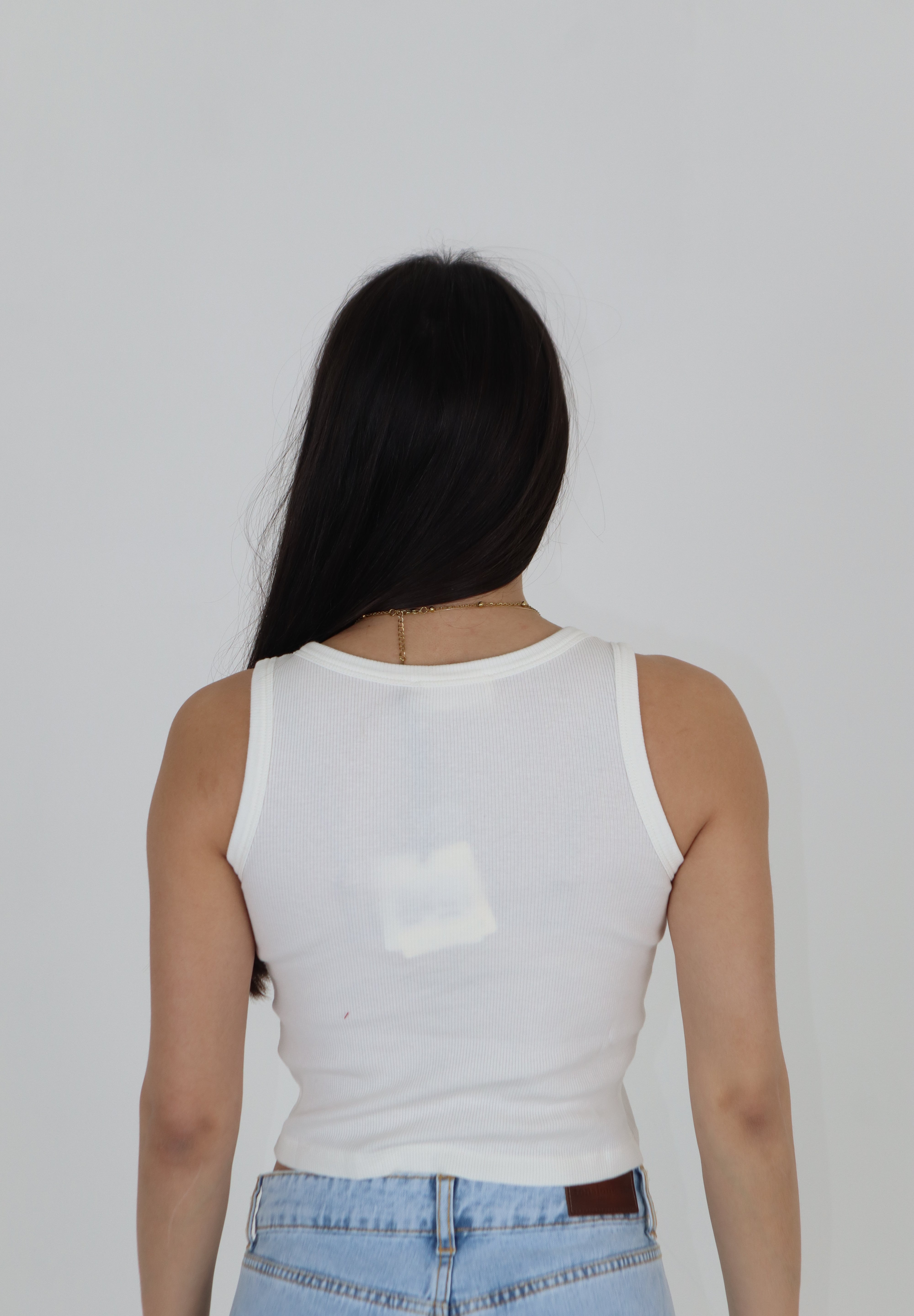 TOP BOTTONCINI BIANCO