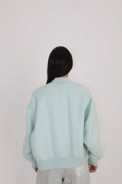 BOMBER SOFT PASTEL ACQUA MARINA