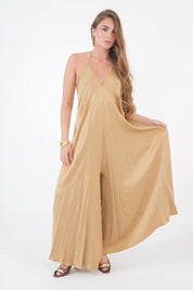 JUMPSUITE SATIN DESERT