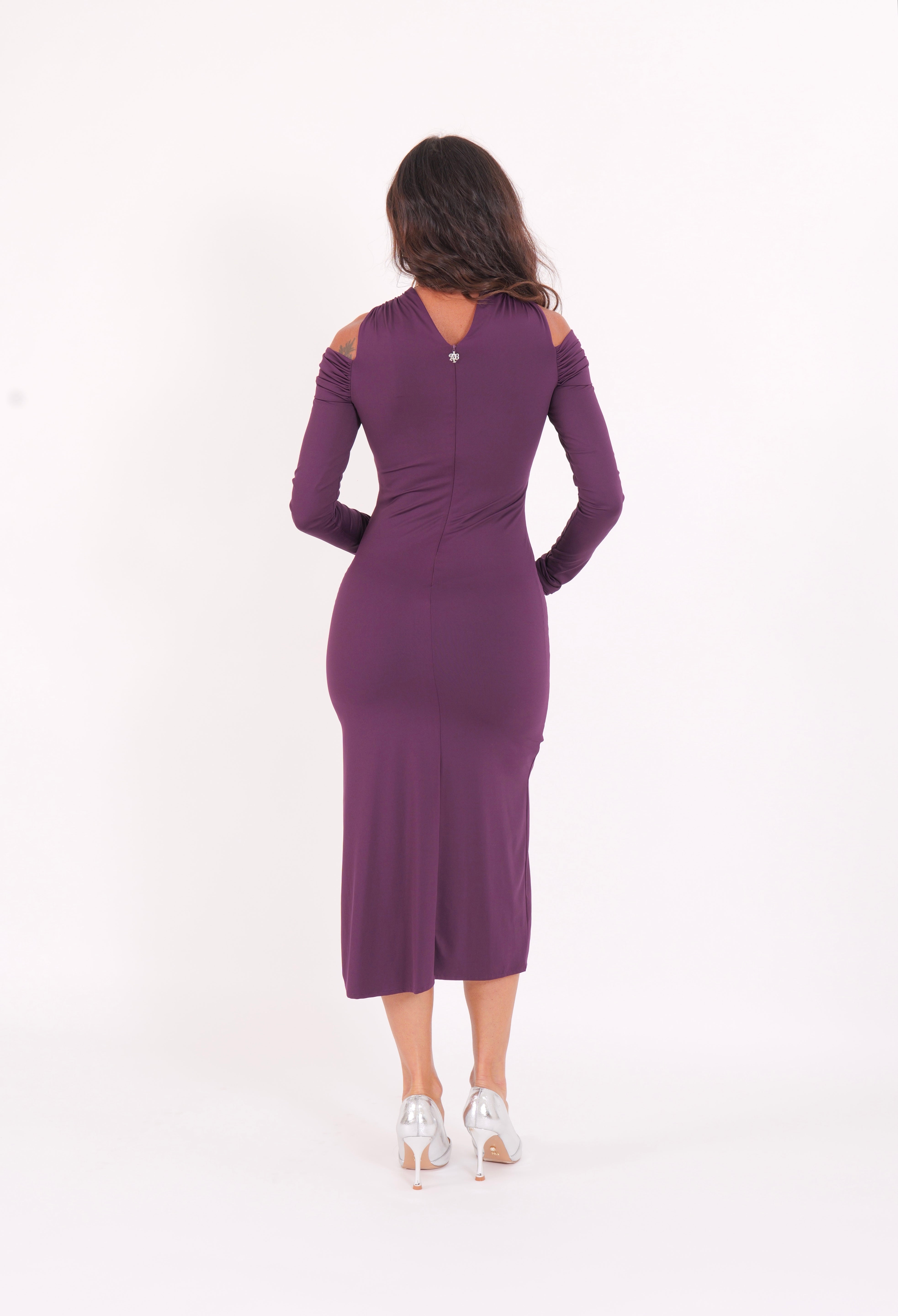 MIDI DRESS DAFFY RUBY NOIR