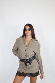 CAMICIONE EVA PIZZO E CHECK