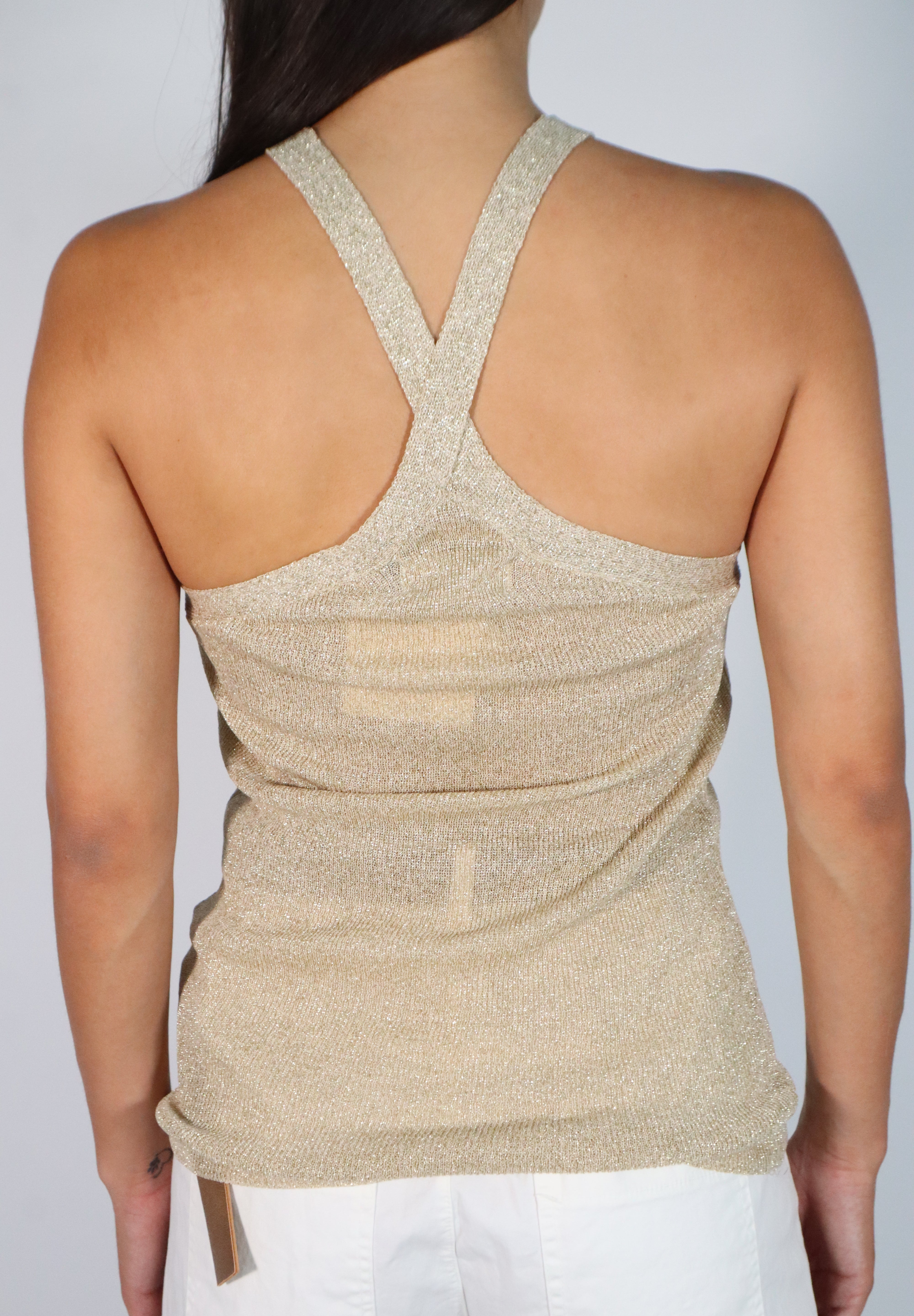 TOP INCROCIO LUREX