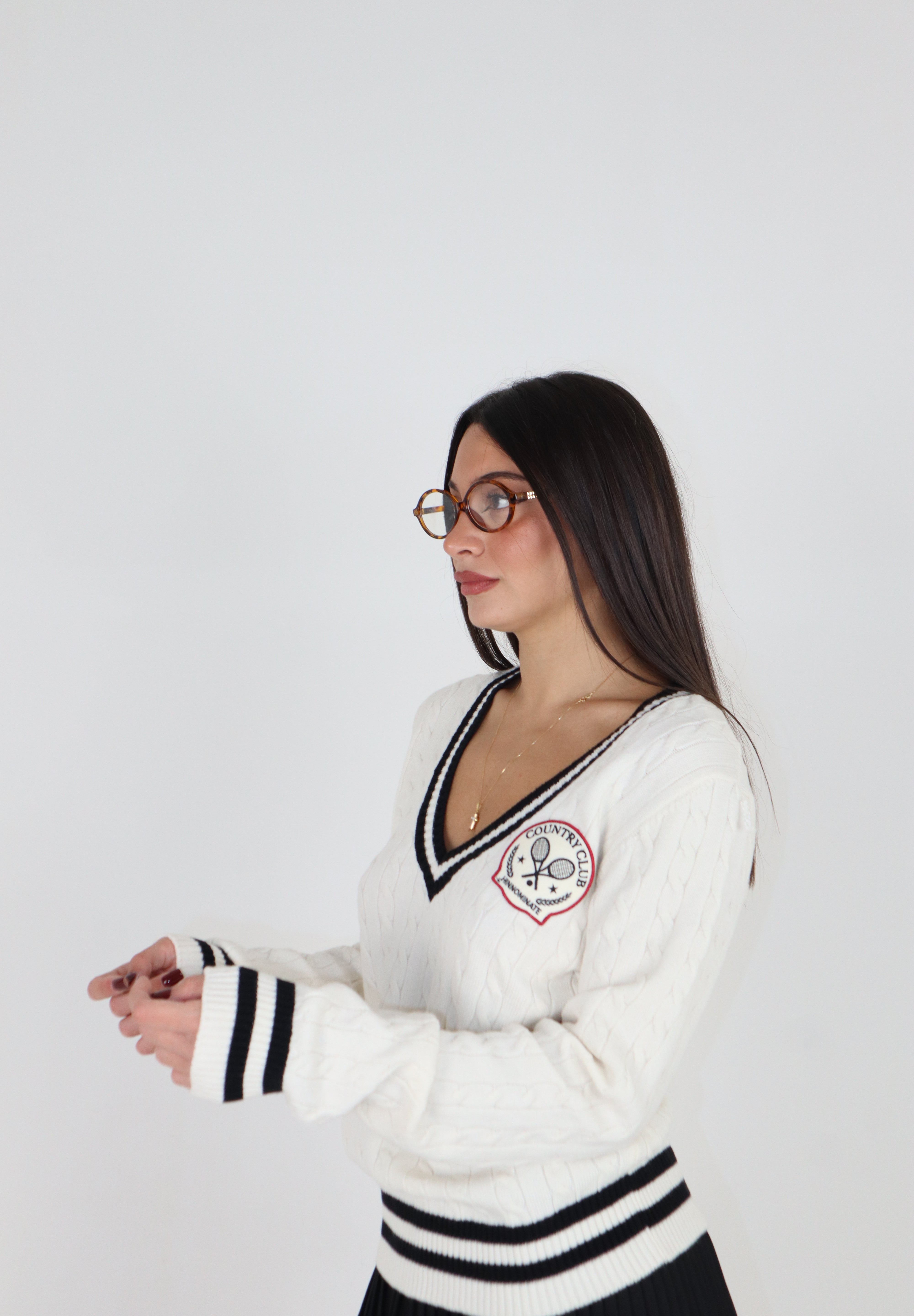 PULL SCOLLO V TENNIS