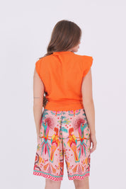CAMICIA VOILE ARANCIO