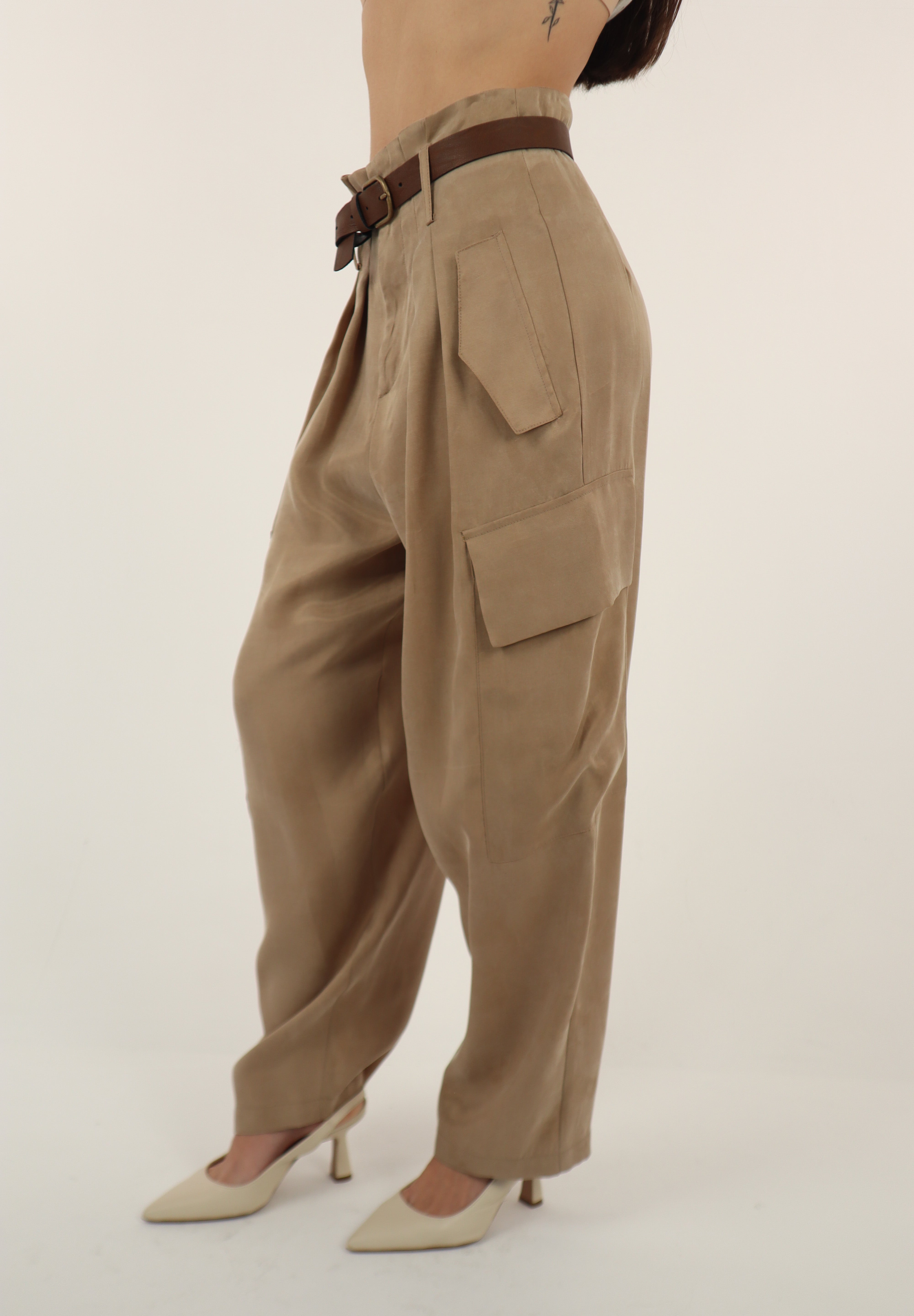 PANTALONI LEXIE SABBIA