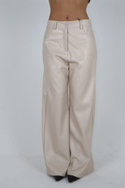 PANTALONE LEATHER BUTTER