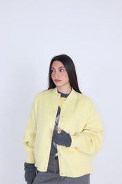 BOMBER SOFT PASTEL GIALLO