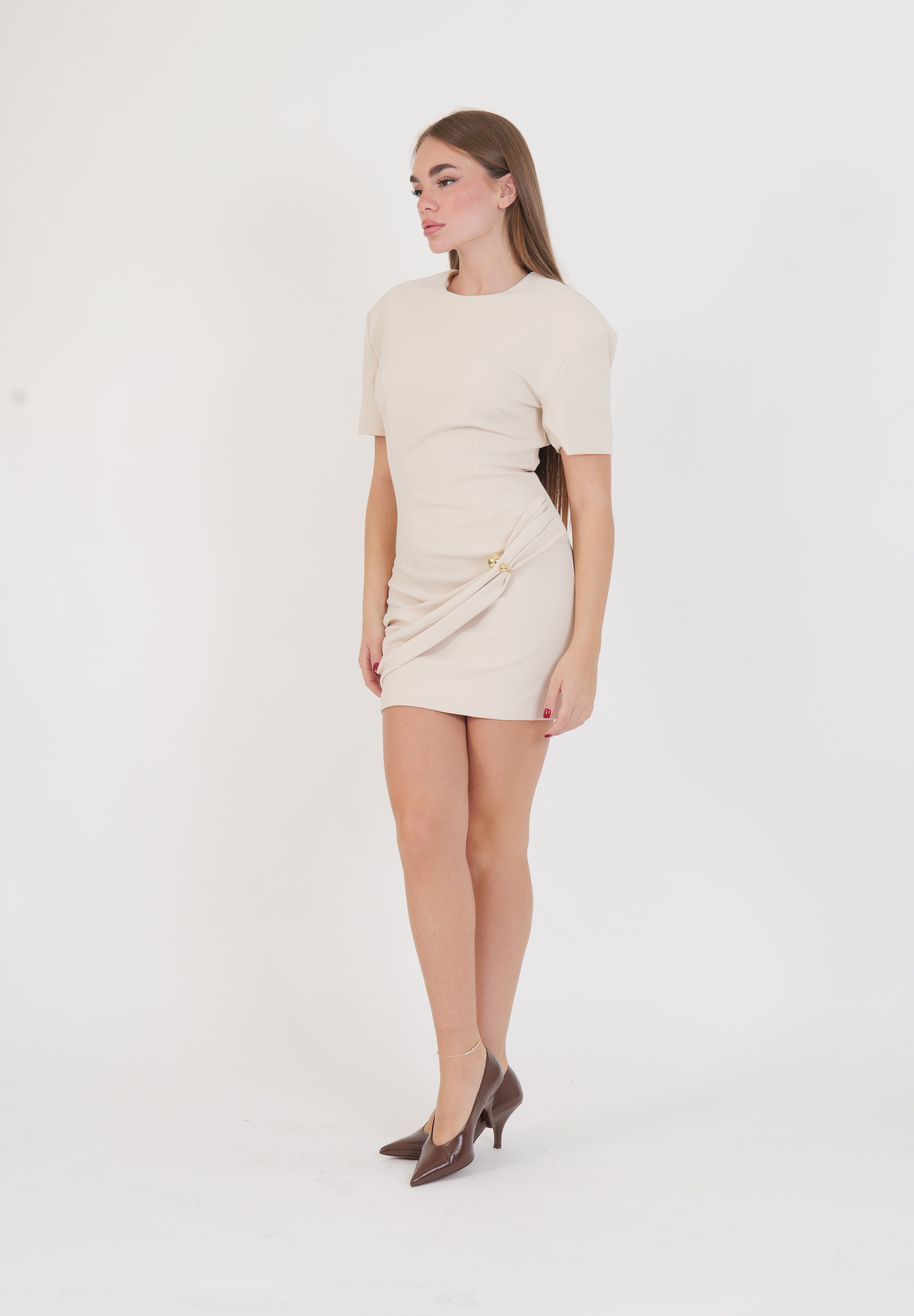 MINI DRESS TYLO ALMOND