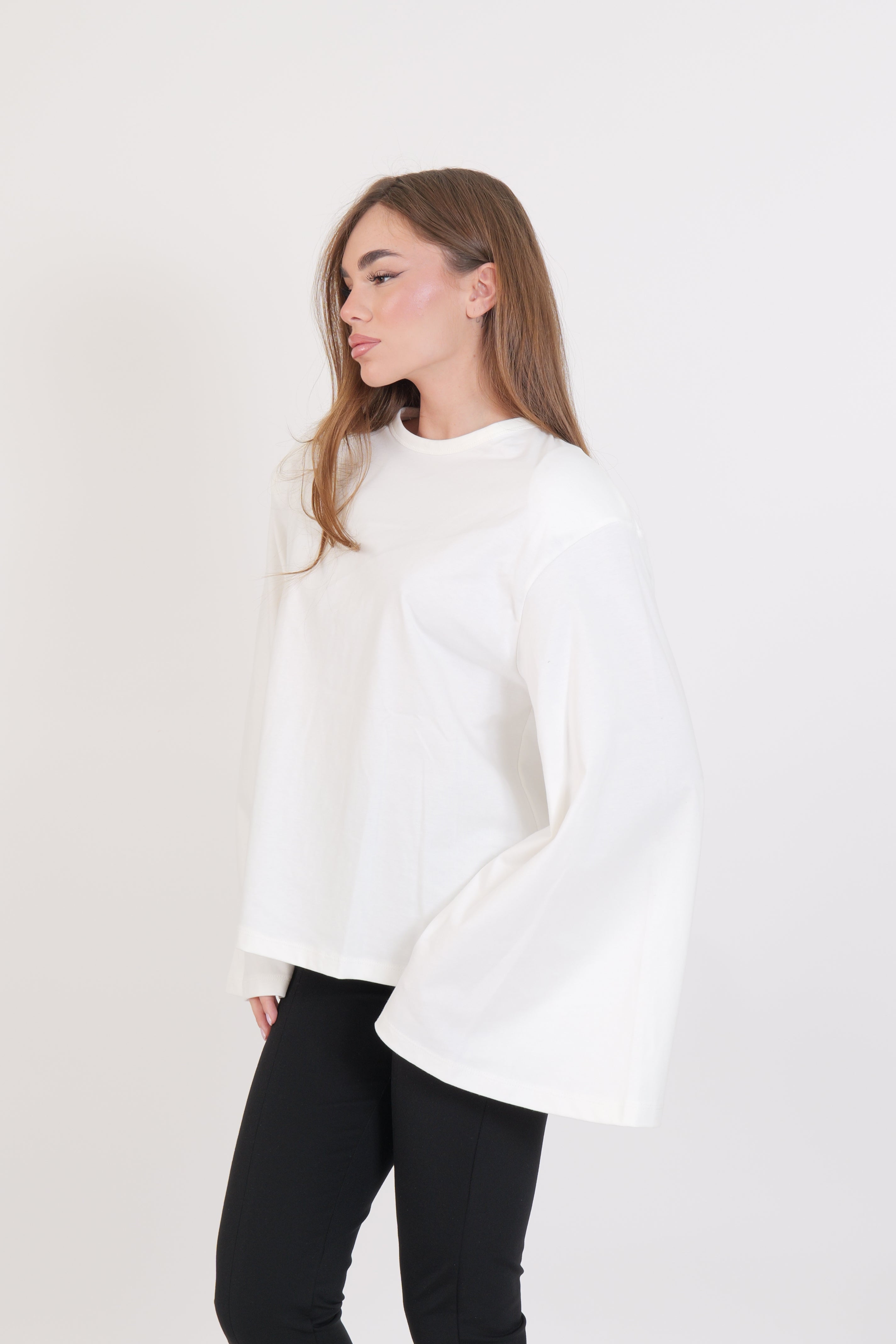 T-SHIRT SPALLINA BIANCA