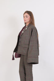 BLAZER SWAROVSKI MORO/ROSSO
