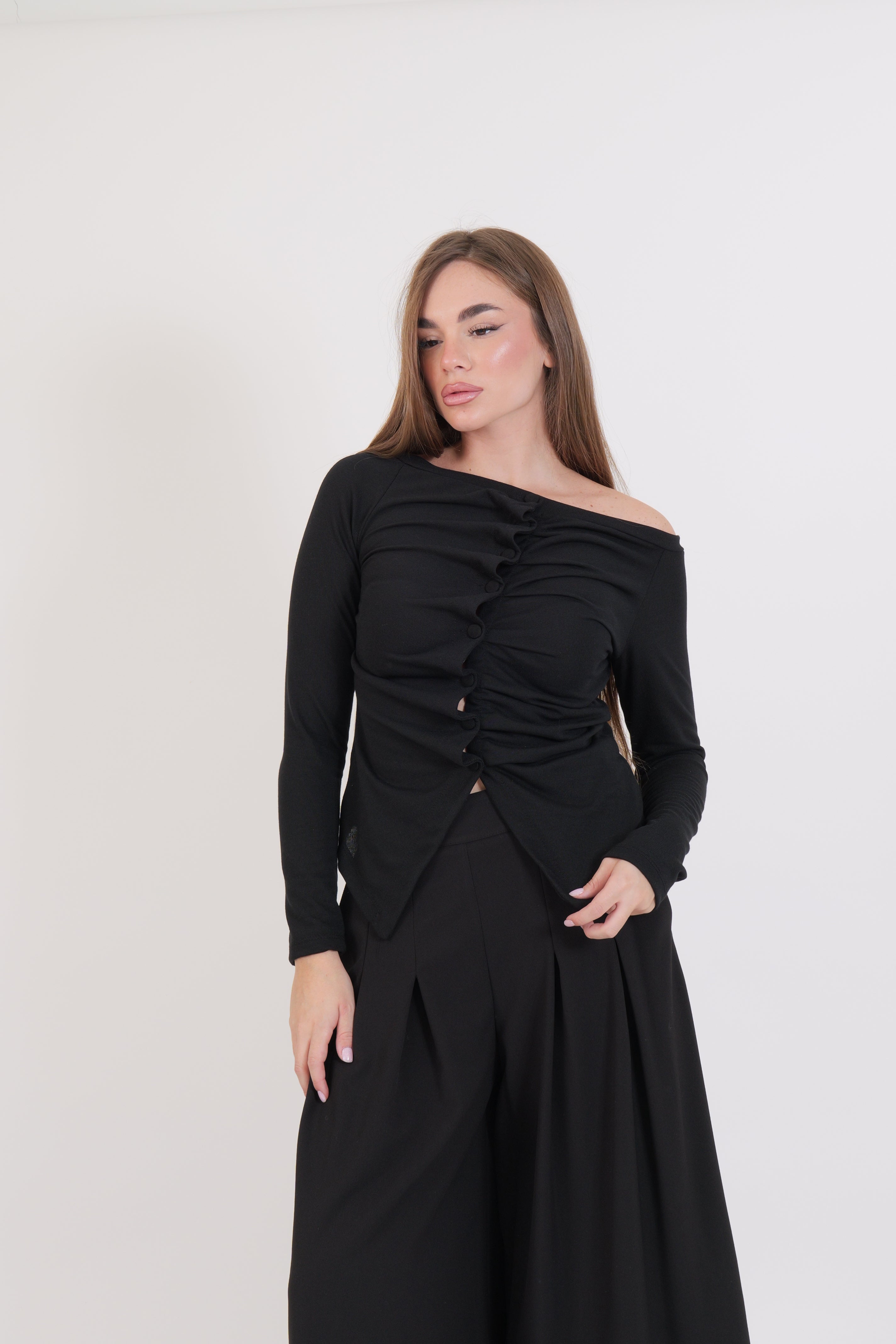CAMICIA SHIFFER NERA