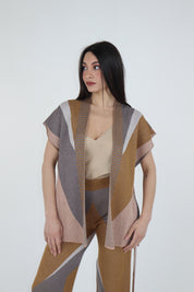 CARDIGAN JACQUARD WAVES