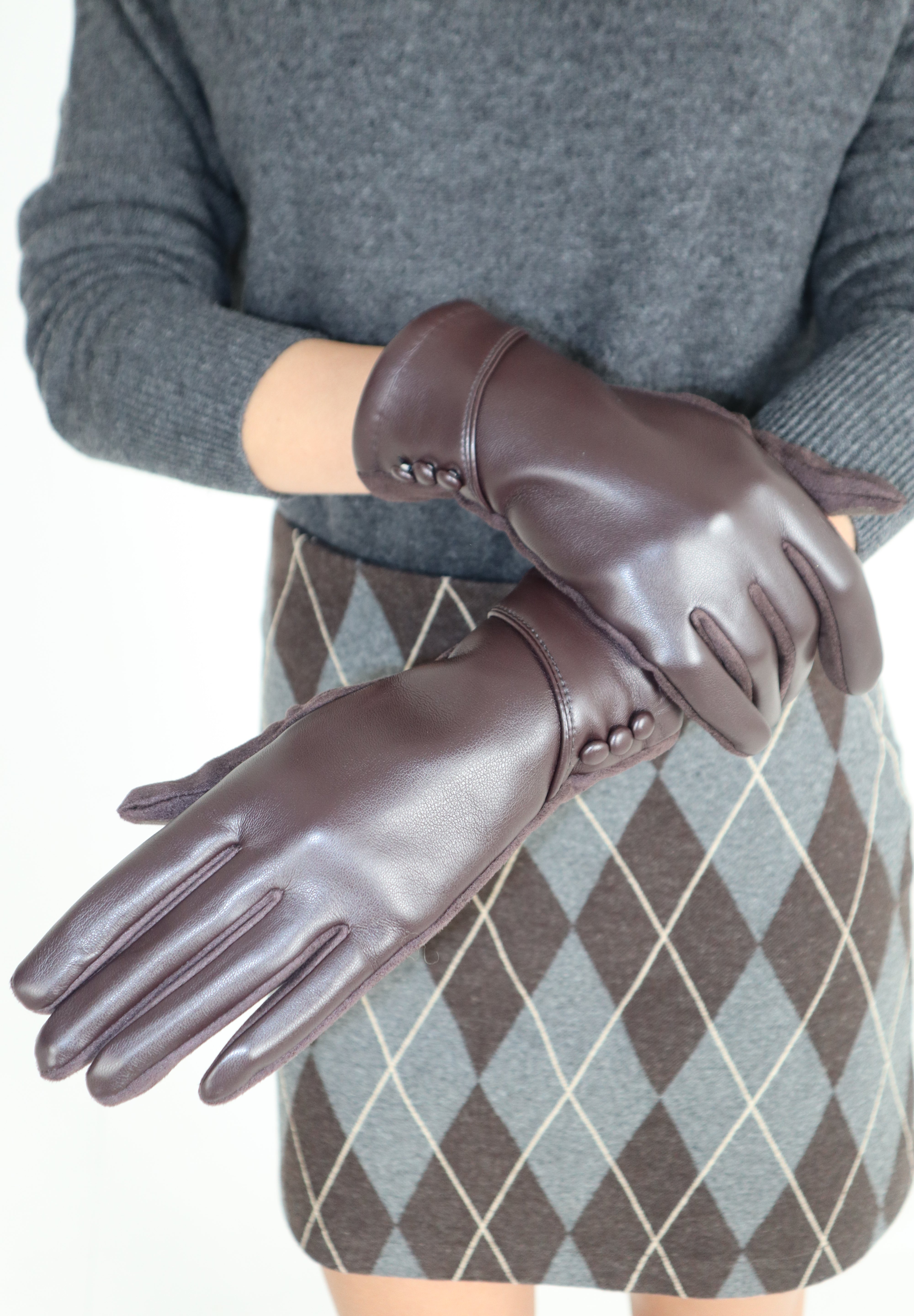 GUANTI SIMILPELLE E SUEDE