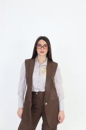 GILET BROWN