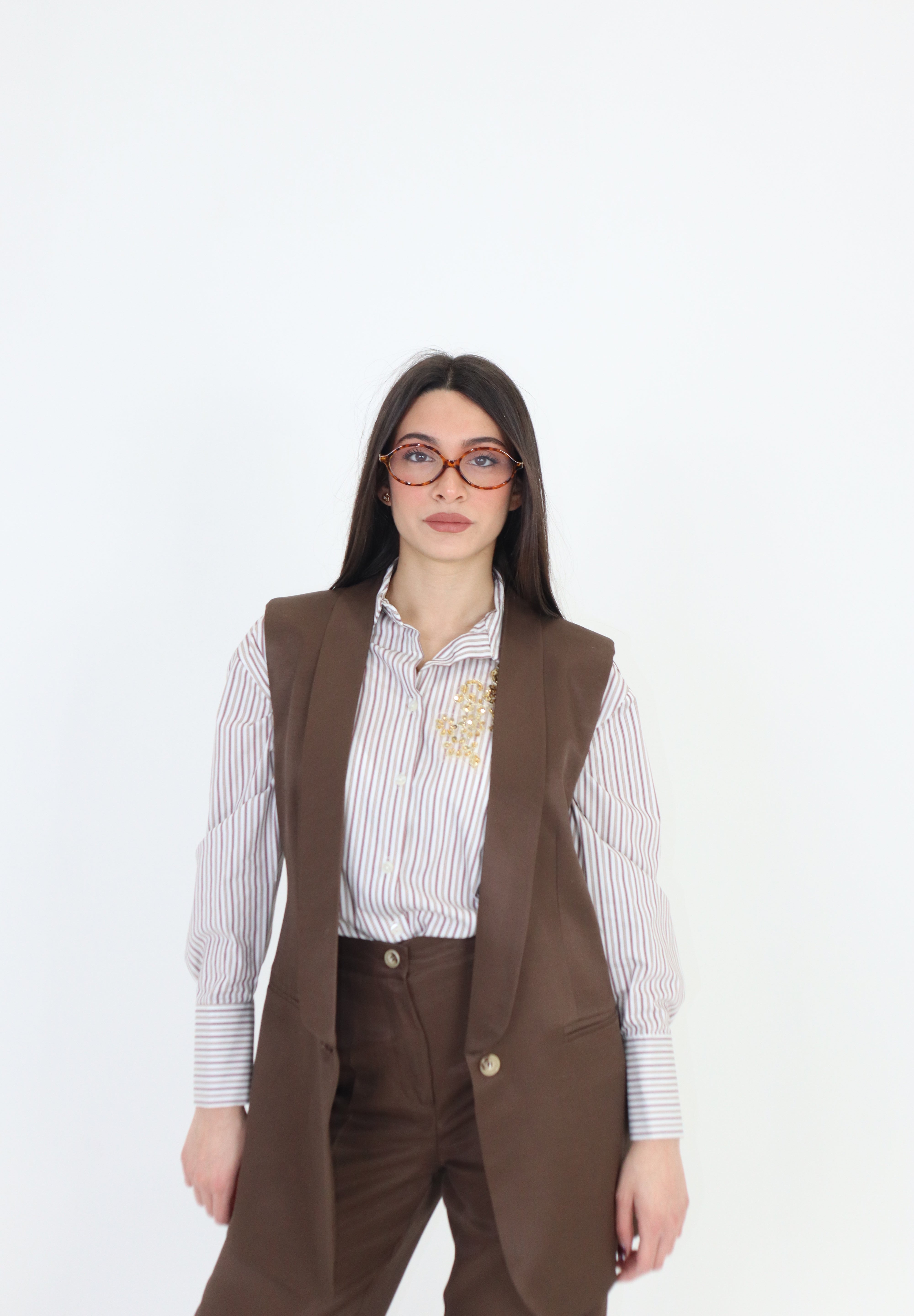 GILET BROWN