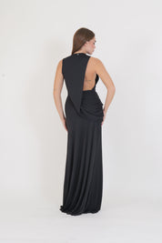 LONG DRESS SOLEN BLACK