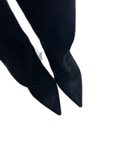 STIVALE CAMOSCIO NERO