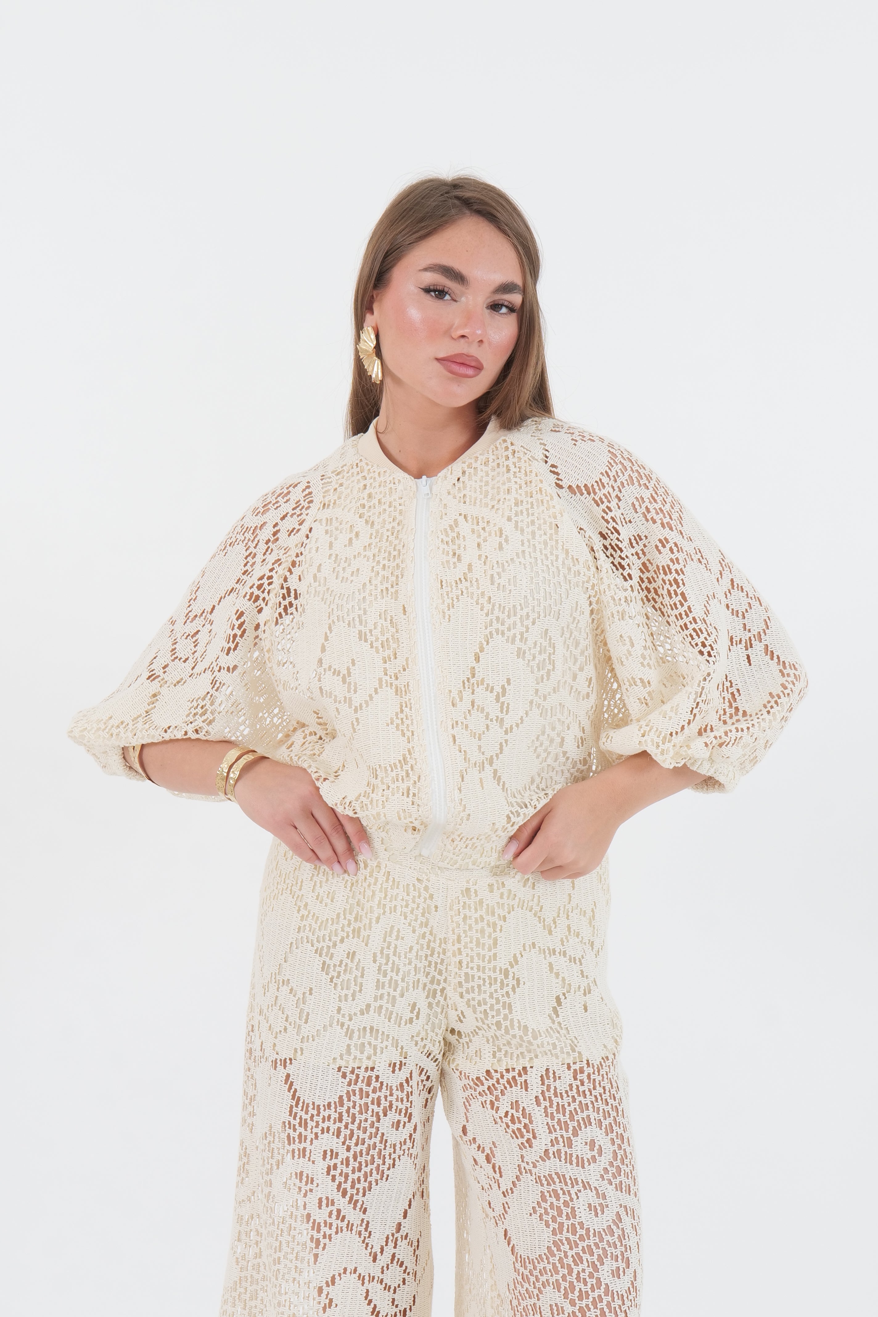 BOMBER CROCHET