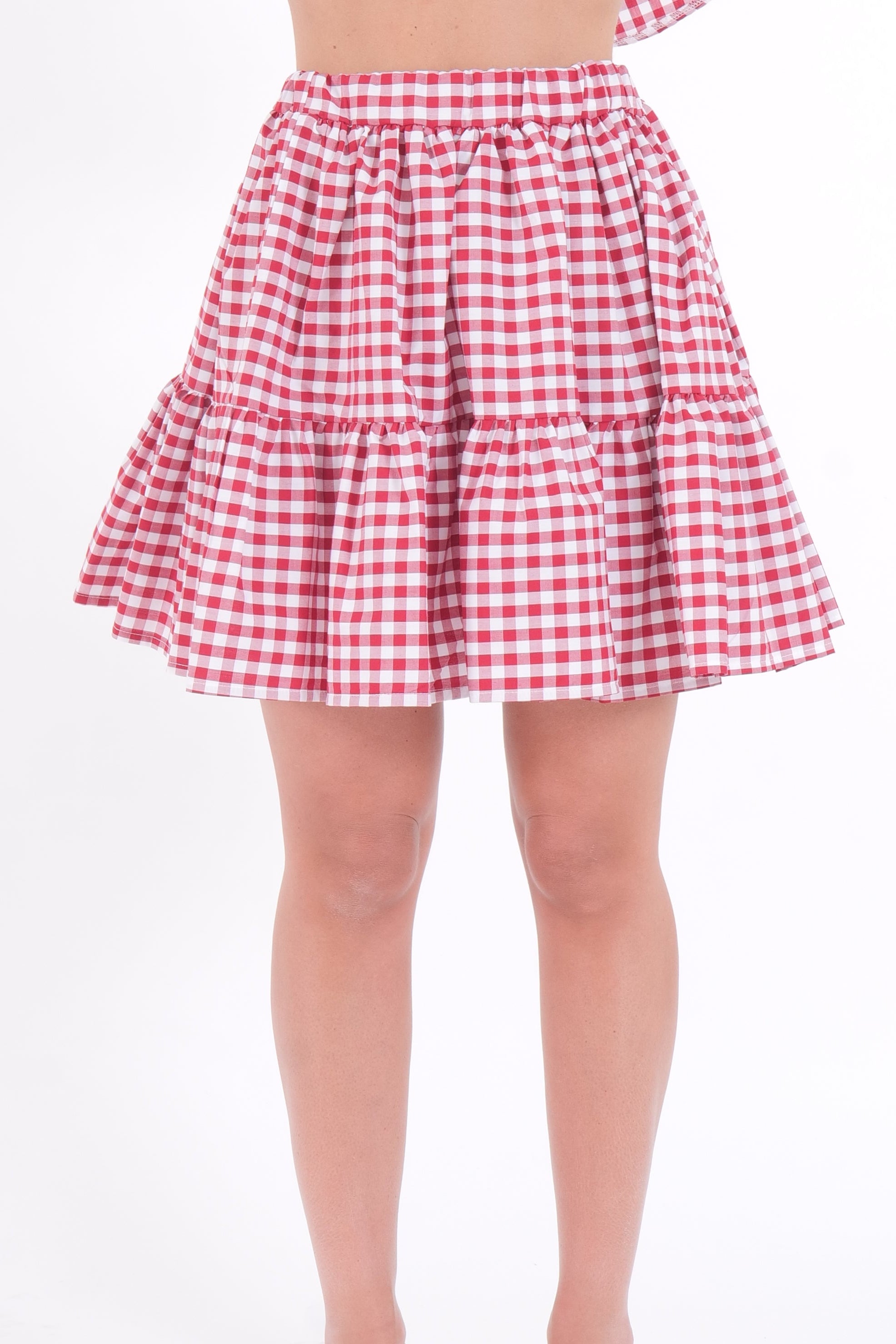 MINIGONNA VICHY ROSSA