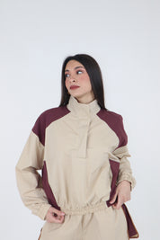 GIUBBOTTO NYLON TABACCO