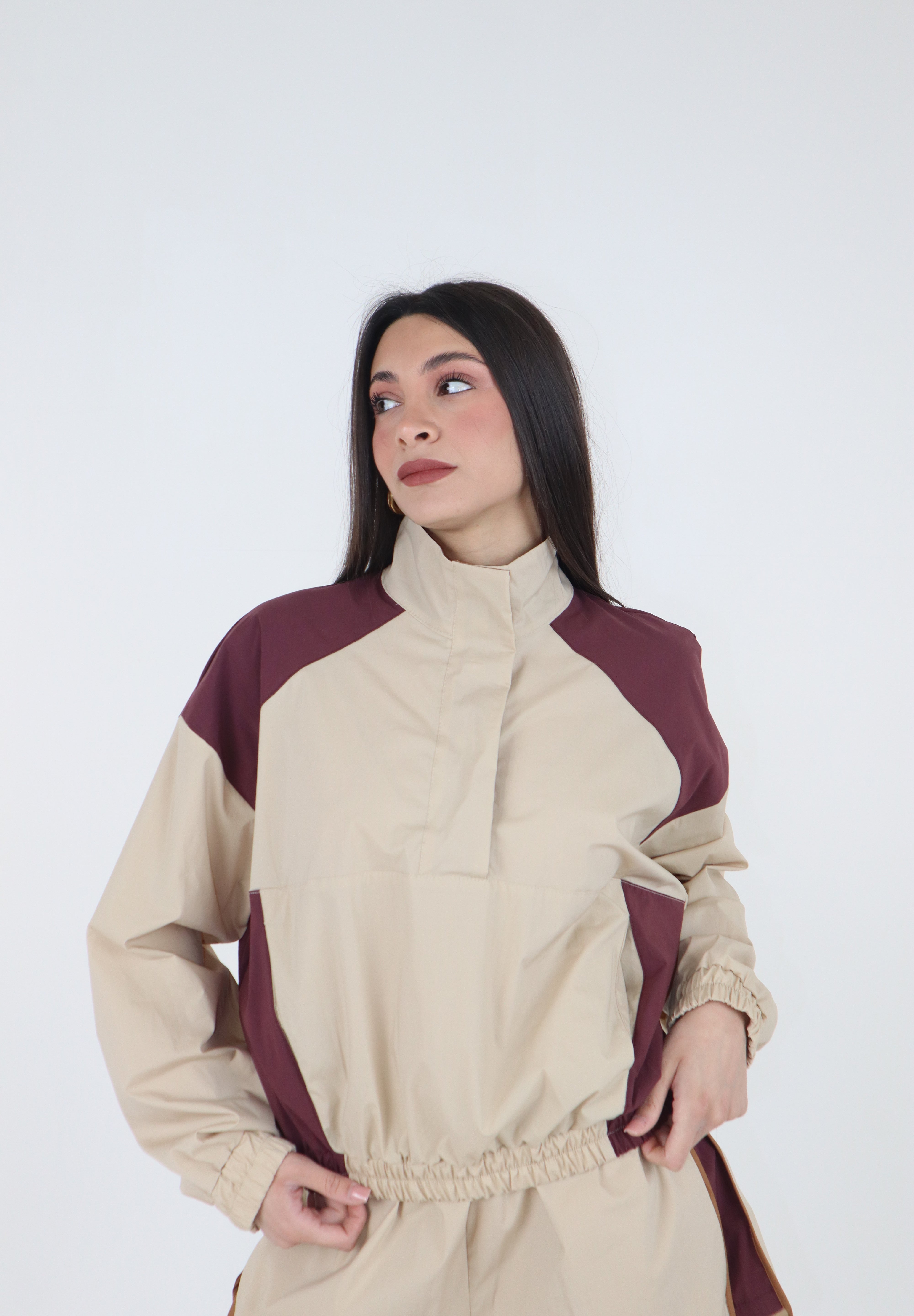 GIUBBOTTO NYLON TABACCO