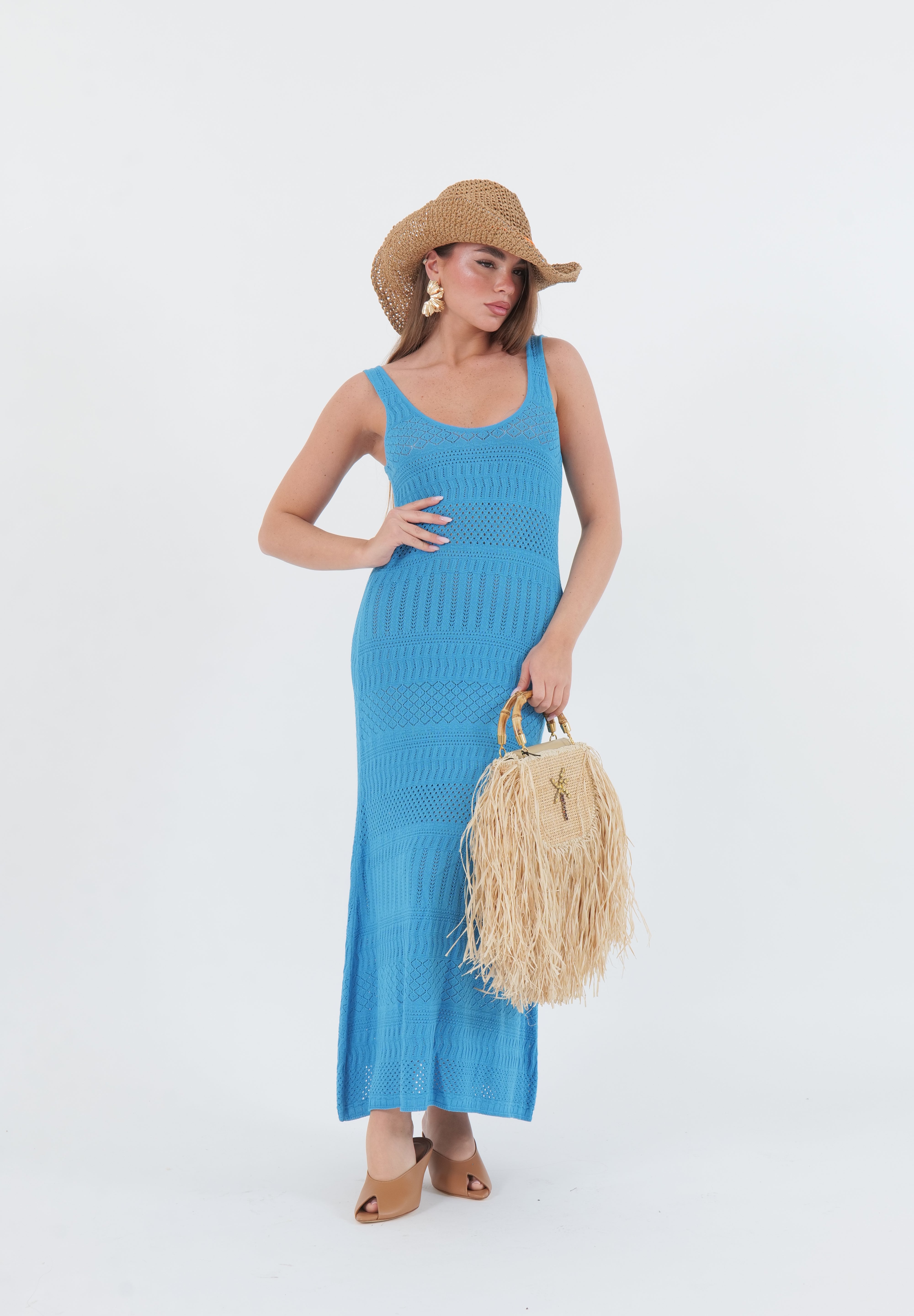 DRESS MIA TURCHESE