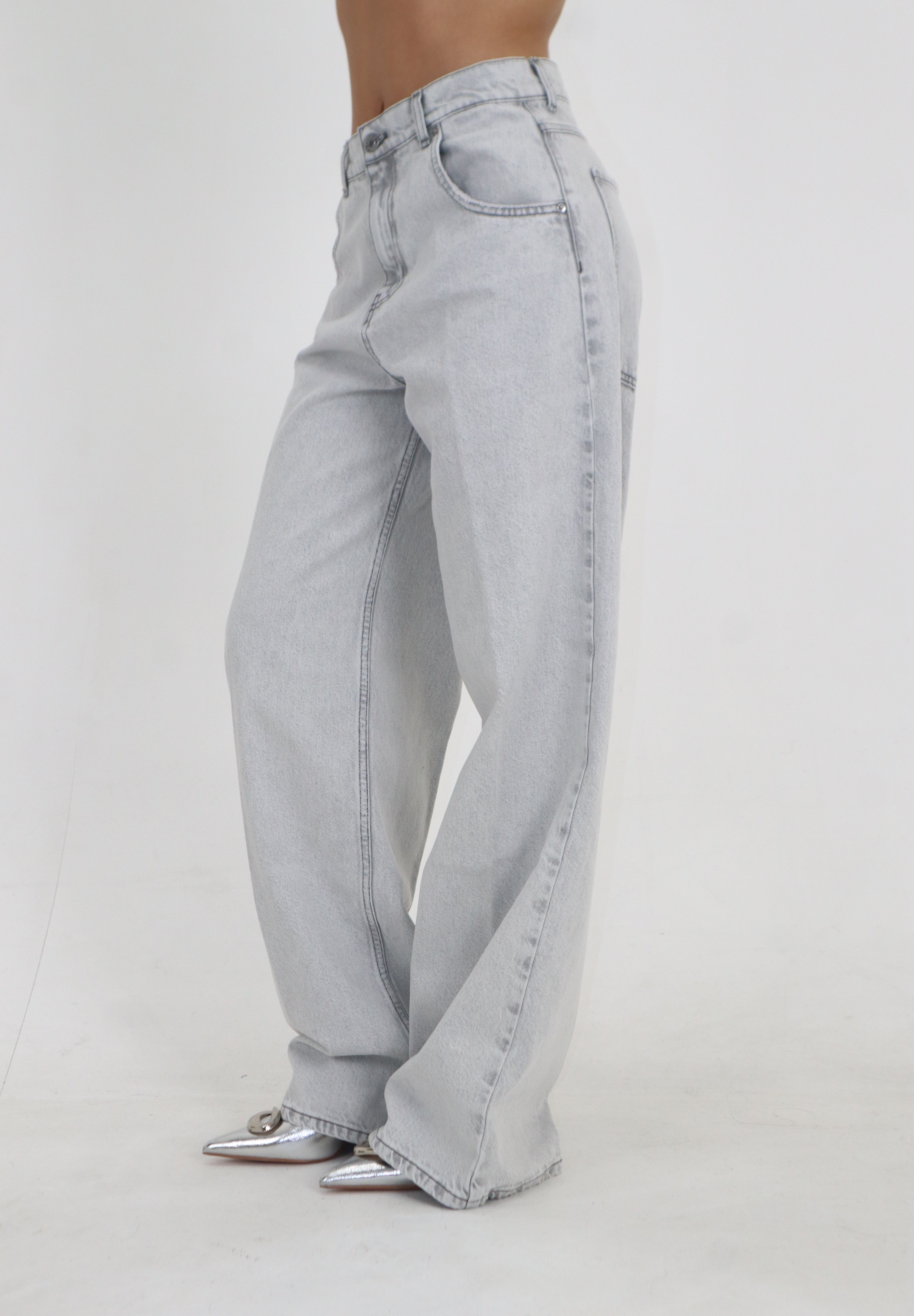 JEANS MIA GRIGIO